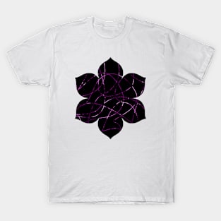 Abstract Threads, Purple Dapple T-Shirt